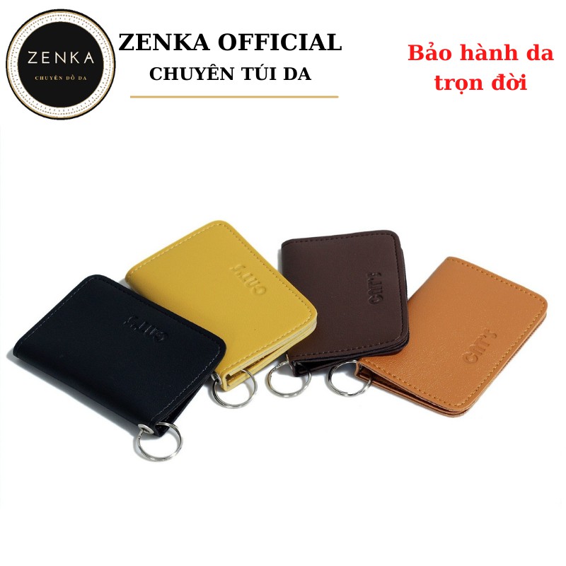 Ví đựng thẻ Zenka đựng card, tiền lẻ, vé gửi xe, làm móc khóa rất tiện dụng và đẹp mắt