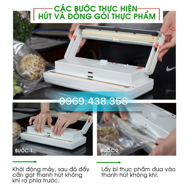 (Trợ giá shopee) MÁY HÚT CHÂN KHÔNG DZ300A HÚT ĐỒ KHÔ+ TÚI