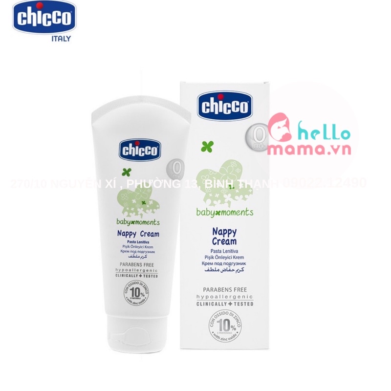 Kem hăm 3 tác động Chicco cho bé 0M+ chai 100ml