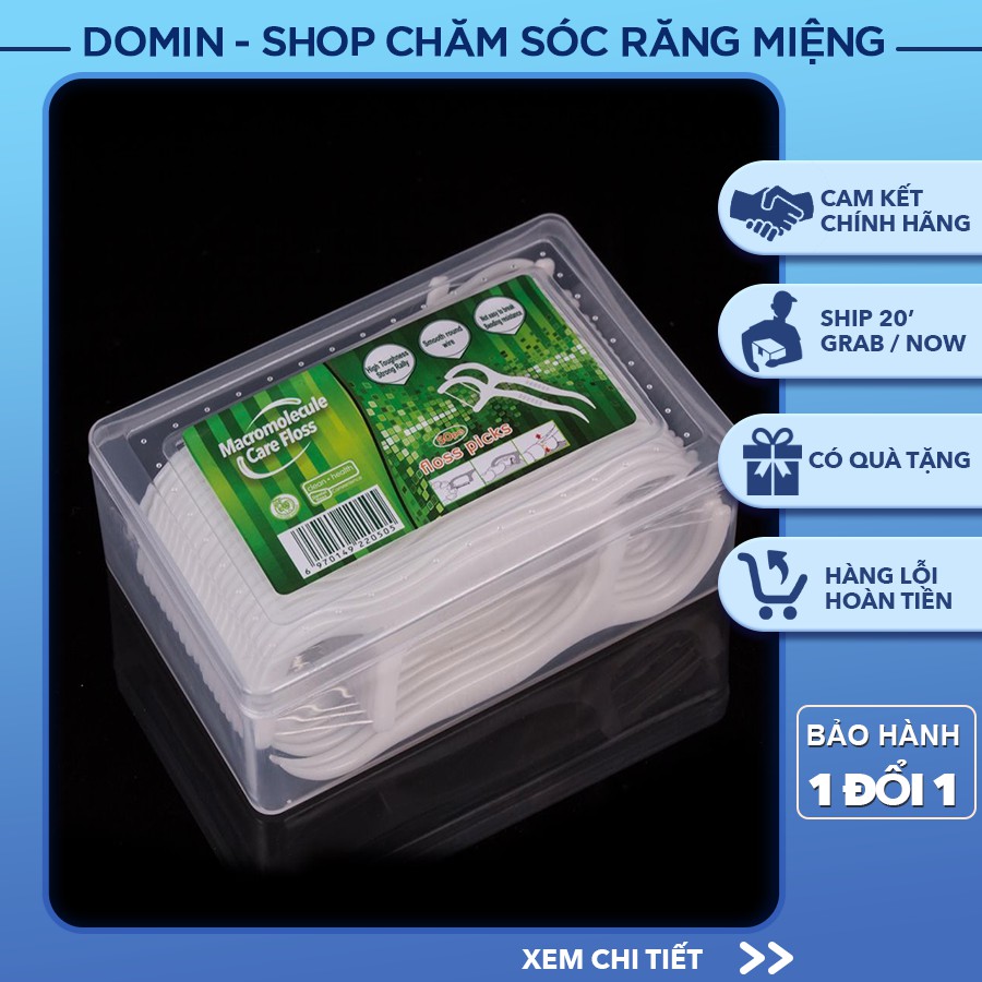 Hộp 50 Cái Tăm Chỉ Nha Khoa Care Floss