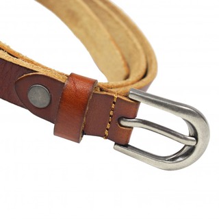 Dây lưng nữ da bò thật - bản 2cm - kiểu dáng classic