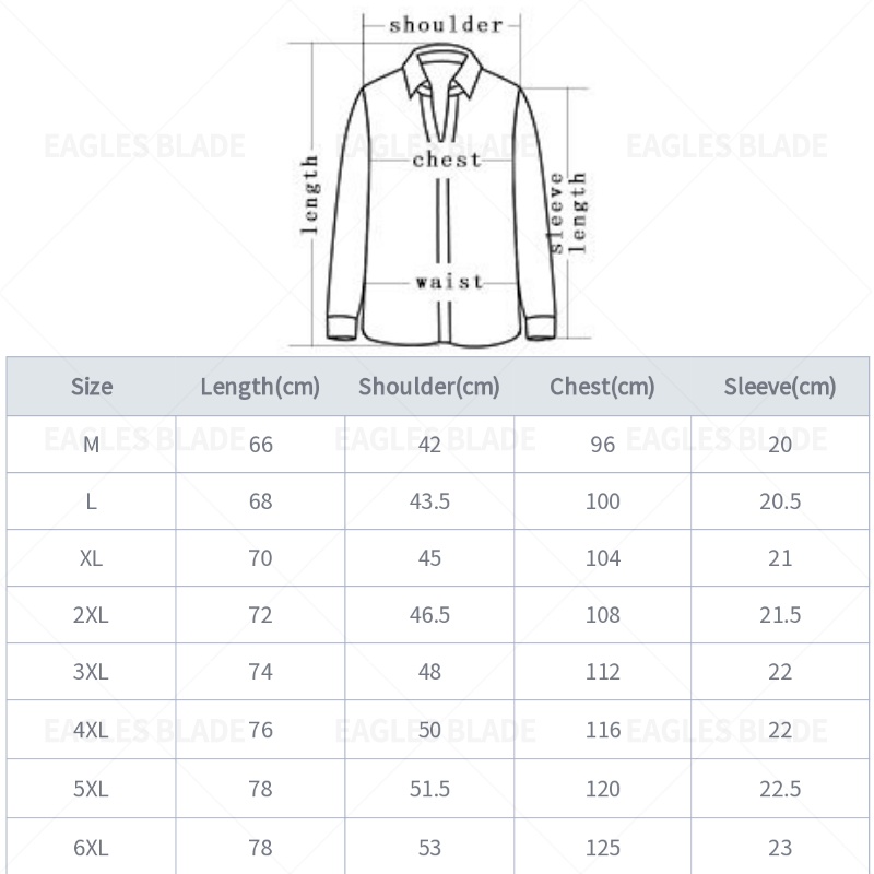 Áo sơ mi quân đội EAGLADE 207 tay ngắn thời trang cho nam M-5XL / M-5XL