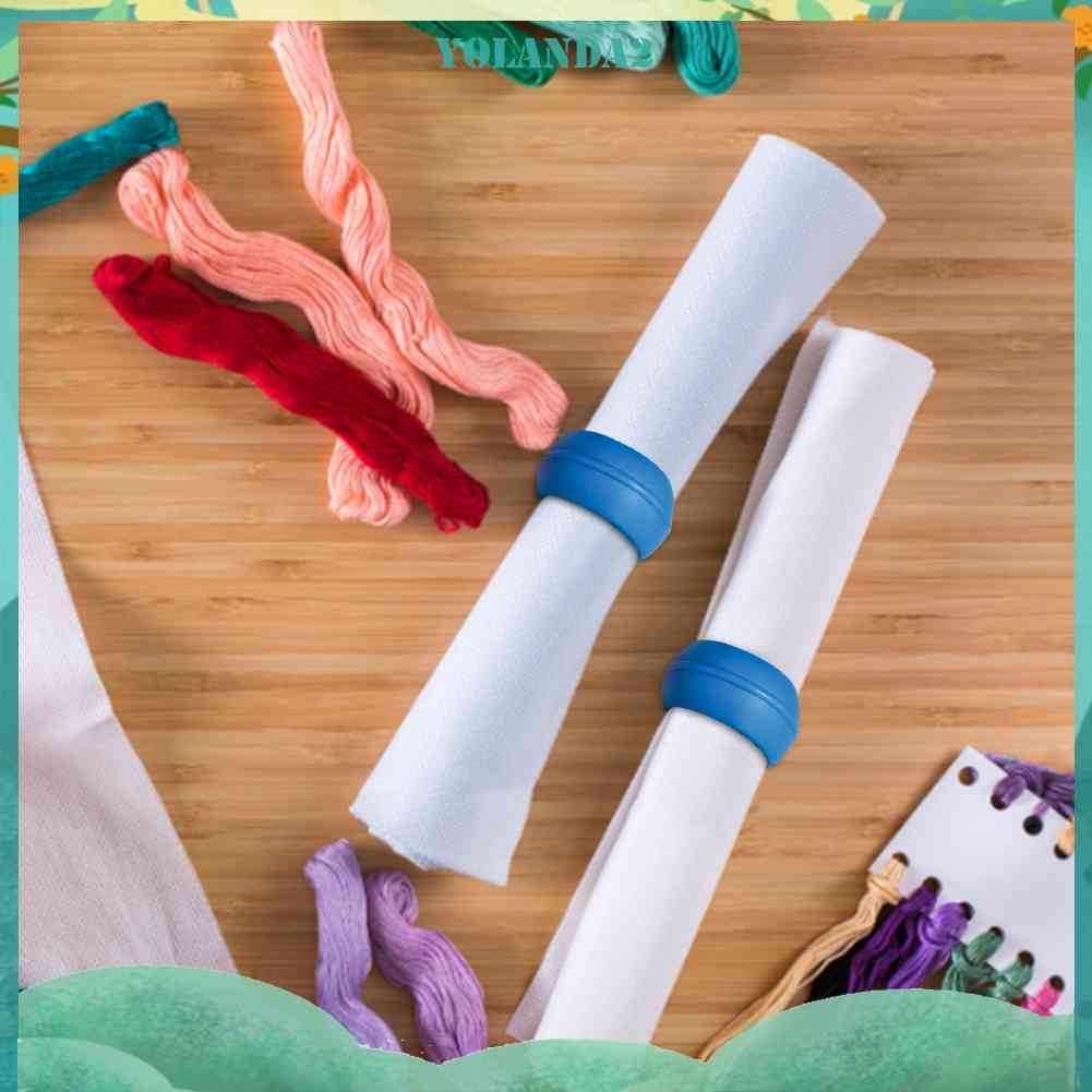 Set 2 Kẹp Giữ Suốt Chỉ Bằng Silicone 2cm (BU8)