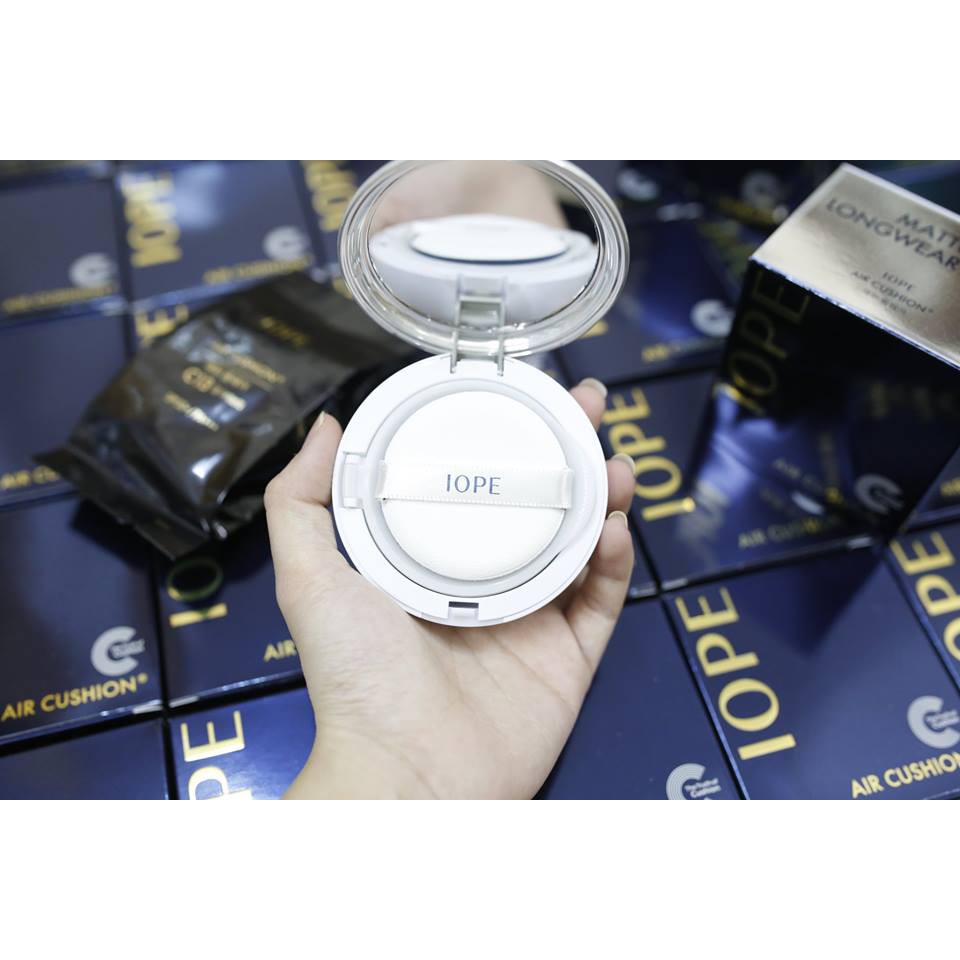 Phấn nước IOPE CHÍNH HÃNG Air Cushion Matte Longwear (Phấn + lõi thay thế)