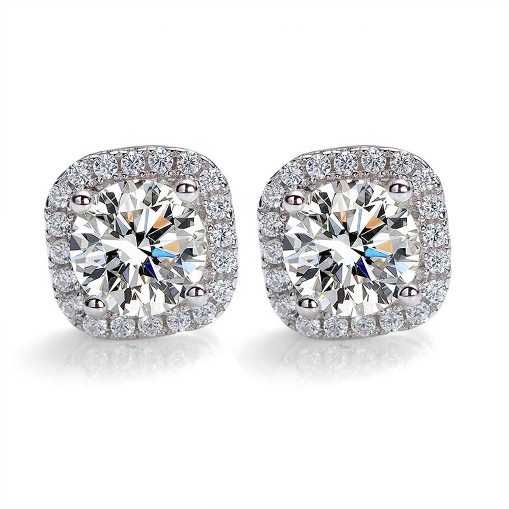 Hoa Tai Mặt Hình Hoa Hồng Tròn Thiết Kế Hợp Thời Trang