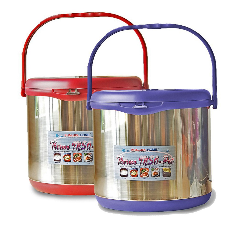 Nồi ủ Thermo chất liệu Inox dung tích 5Lít KHALUCKHOME KL-710 (Màu ngẫu nhiên)