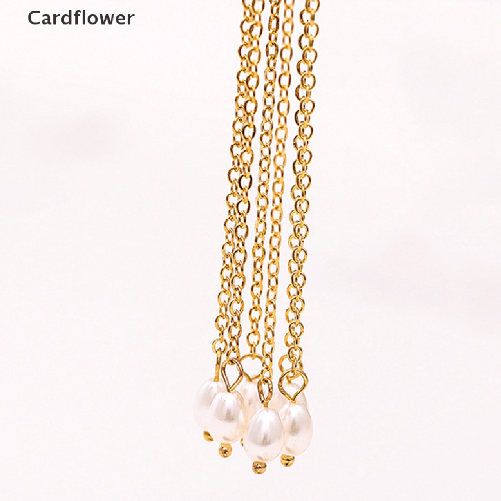 &lt; Cardflower &gt; Trâm Cài Tóc Tua Rua Dài Đính Hạt Ngọc Trai Hoa Vintage Trung Quốc Cho Cô Dâu Trong Ngày Cưới Giảm Giá