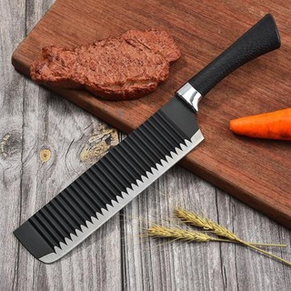[RẺ VÔ ĐỊCH] Dao răng cưa lượn sóng xuất Nhật thái thịt, cắt rau củ siêu sắc, không gỉ - Đồ dùng, dụng cụ nhà bếp