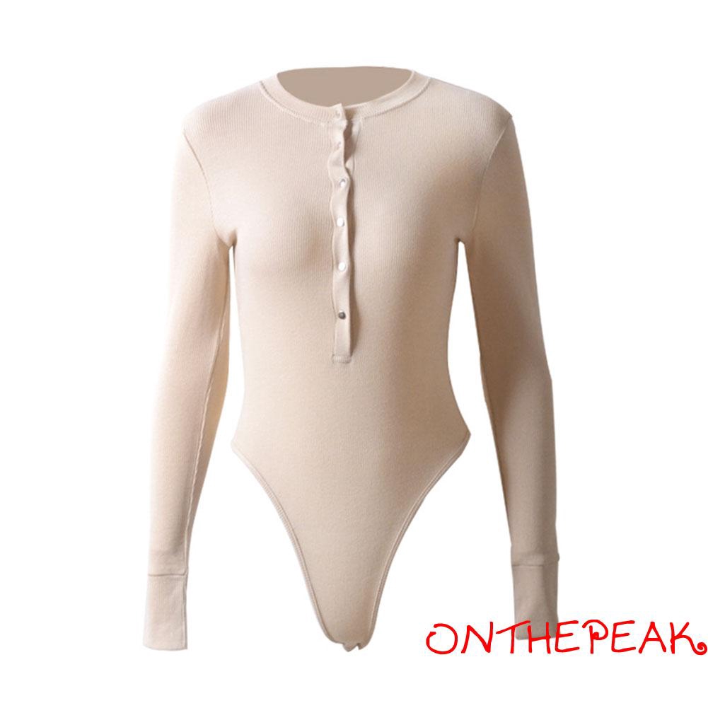 Jumpsuit Tay Dài Màu Trơn Gợi Cảm Cho Nữ | BigBuy360 - bigbuy360.vn