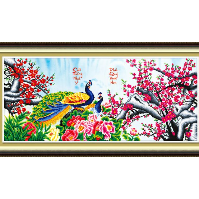 Tranh thêu 3d công 53475