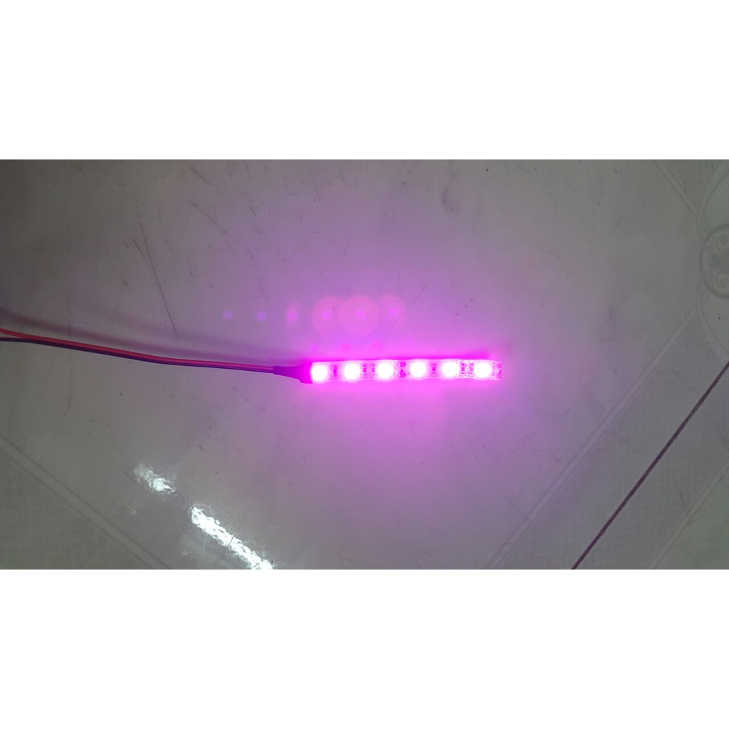 Led dây độ chế xe máy , xe đạp (loại 6 led , dài 10cm)