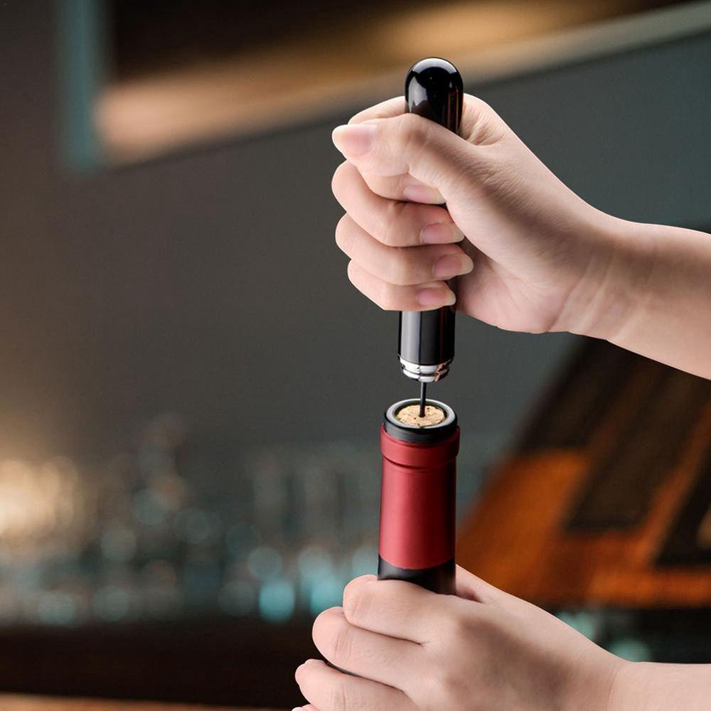 Dụng Cụ Mở Nắp Chai Rượu Vang Bằng Thép Không Gỉ Tiện Lợi