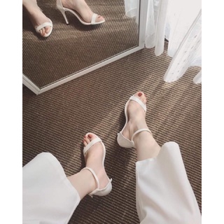 Sandal gót nhọn quai mảnh VNXK ( ảnh thật kèm video shop tự quay )