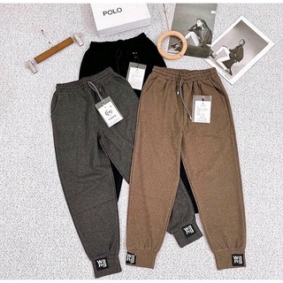 Quần jogger và baggy dạ tăm loại 1 dày dặn ấm áp bo gấu trẻ trung phong cách dễ phối đồ mặc đi chơi đi ngủ nhà T.CHIC