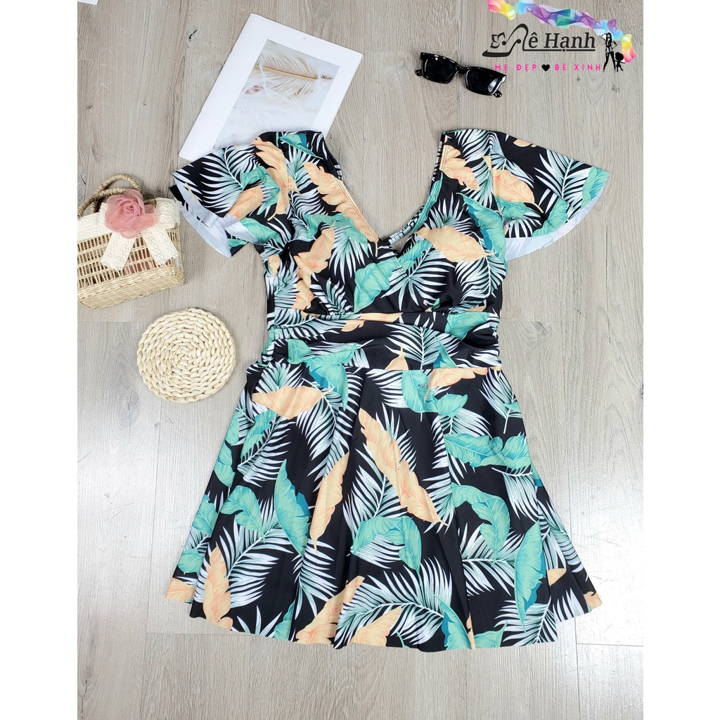 Đồ Bơi Nữ Một Mảnh Kín Đáo Giấu Bụng - Bikini Áo Tắm Váy Bơi Đẹp