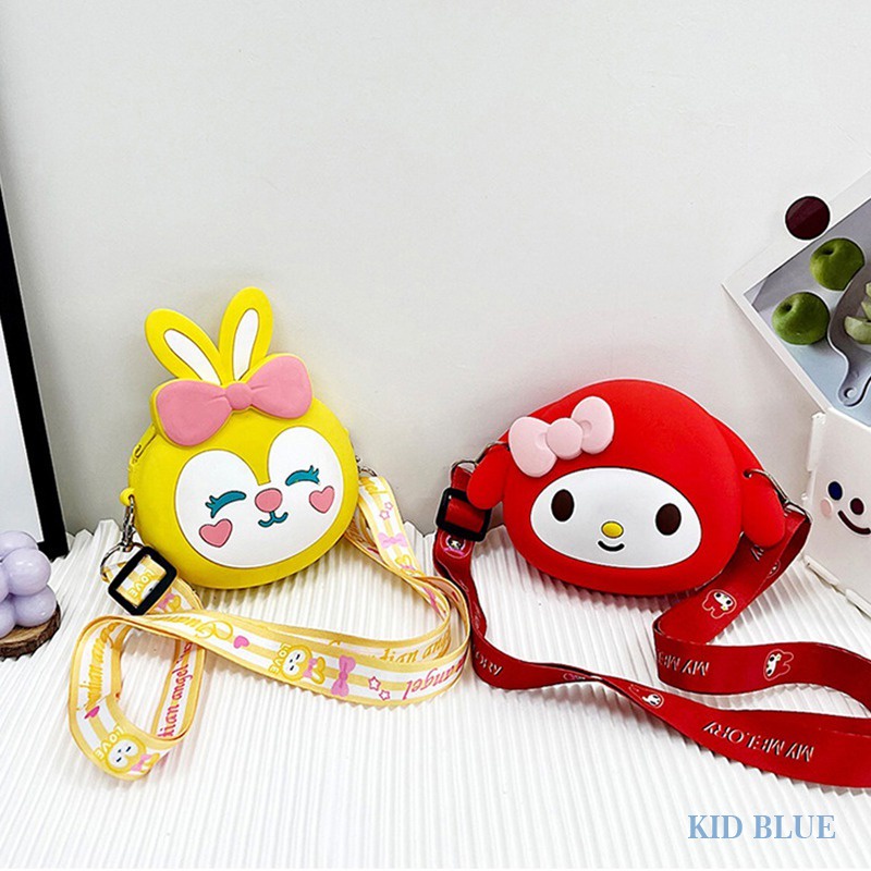 Túi Đeo Chéo Silicon Mini Phong Cách Hàn Quốc Dễ Thương Dành Cho Bé