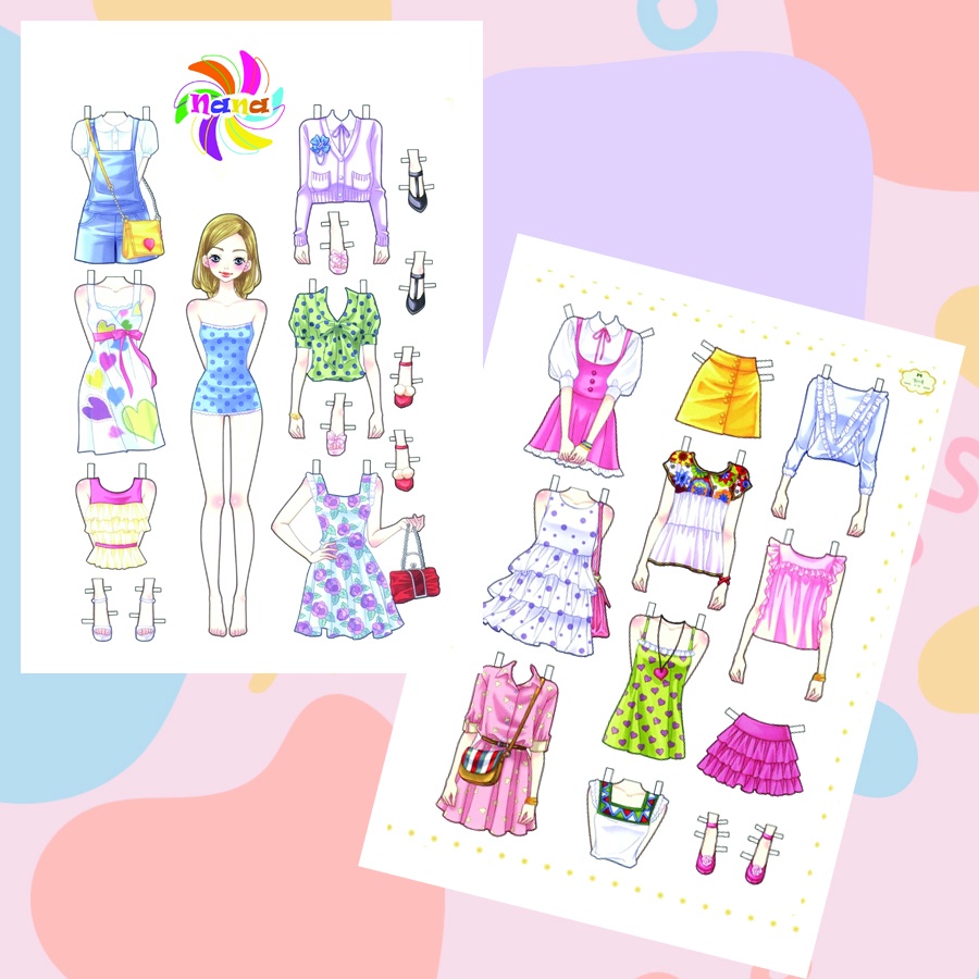 Mua Búp bê giấy ( paper doll) thay đồ thời trang phong cách Hàn Quốc ...