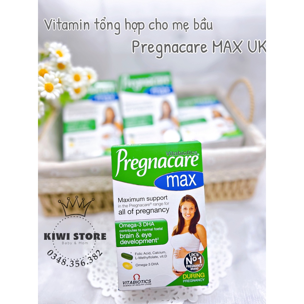 Vitamin tổng hợp Pregnacare max bầu Anh