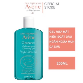 Sữa rửa mặt avene gel 200ml xã kho cận #date 5/2022