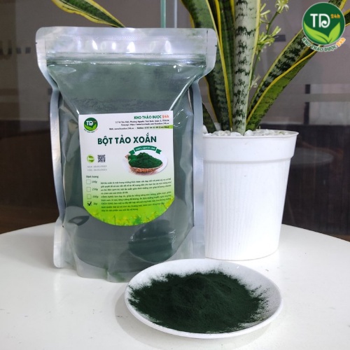 Bột tảo xoắn Nhật Bản SPIRULINA - Giảm mụn thâm, chống lão hoá hiệu quả [500g/1kg]