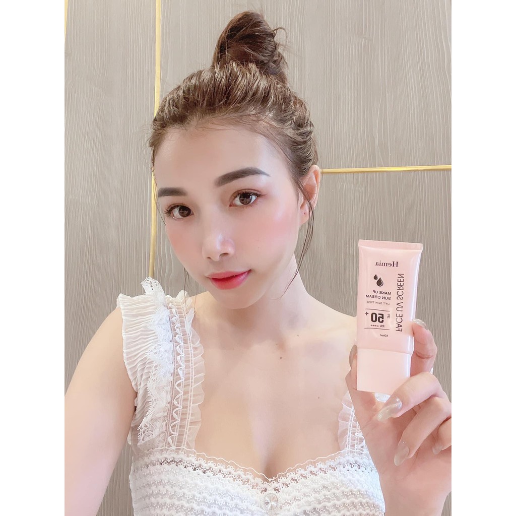 Kem chống nắng dưỡng da make-up Hemia Hàn Quốc