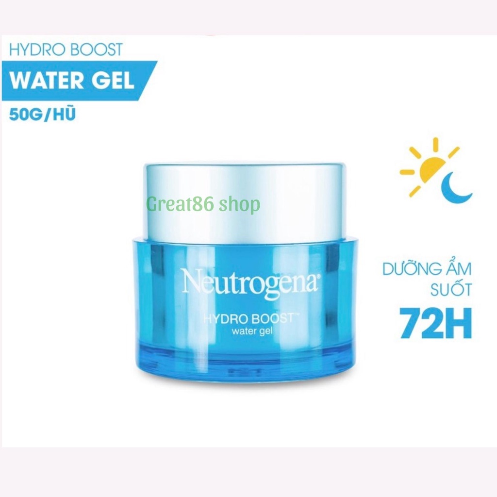 Kem dưỡng ẩm great86 kem dưỡng Neutrogena dưỡng ẩm cấp nước phù hợp mọi loại da 50g Aqua gel Water gel