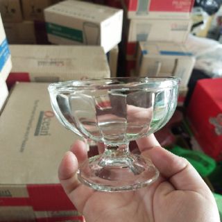 Bộ 6 ly cream cup thủy tinh - ly GLORECA ( hết hàng ocean)