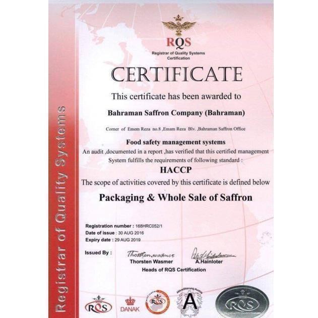 1,5gr nhụy hoa nghệ tây chính hãng thương hiệu Bahraman saffron