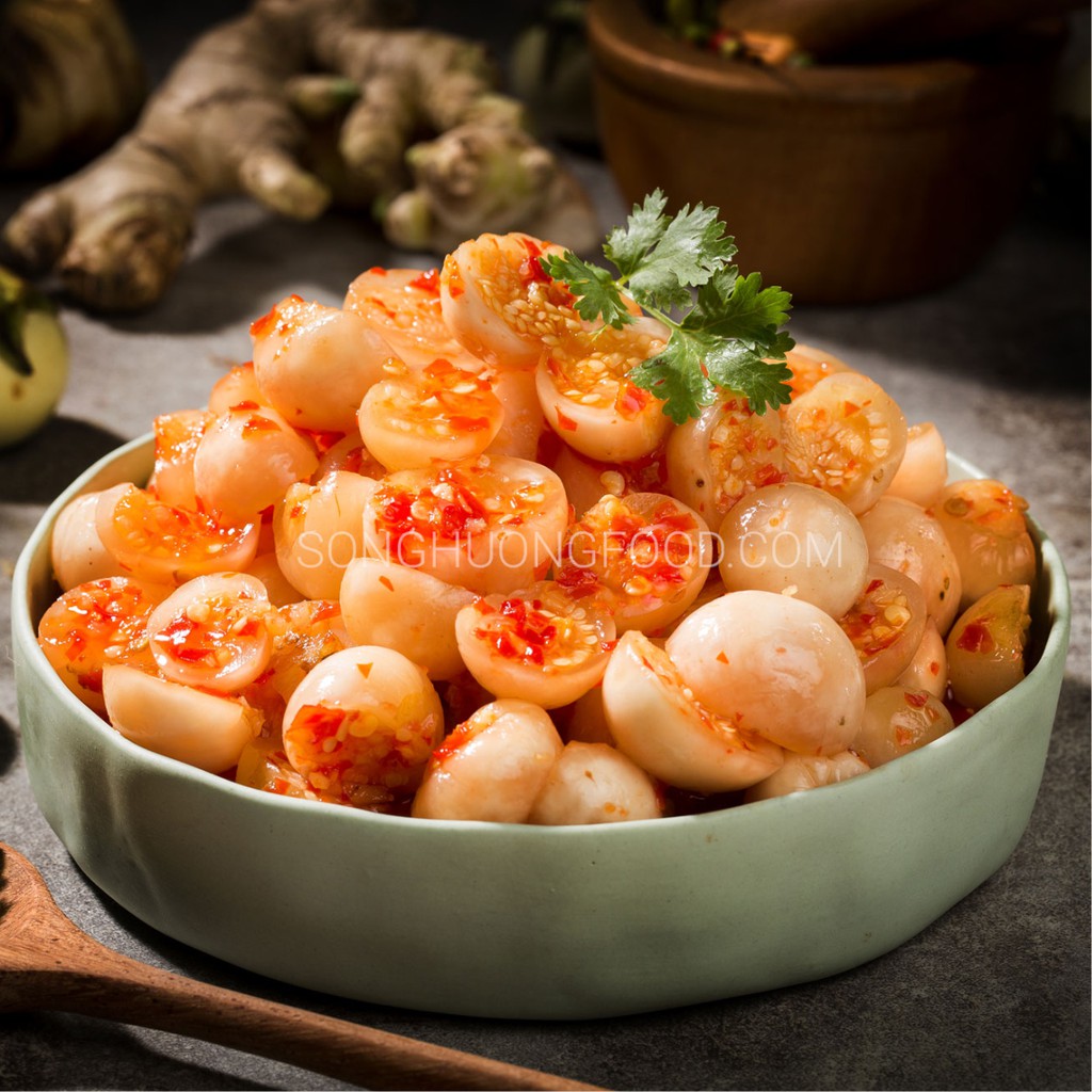 3 Hũ Mắm Cà Pháo Sông Hương Foods Hũ 390g - Ăn kèm cơm , bún , phở , mì tôm , ăn vặt , thịt nướng