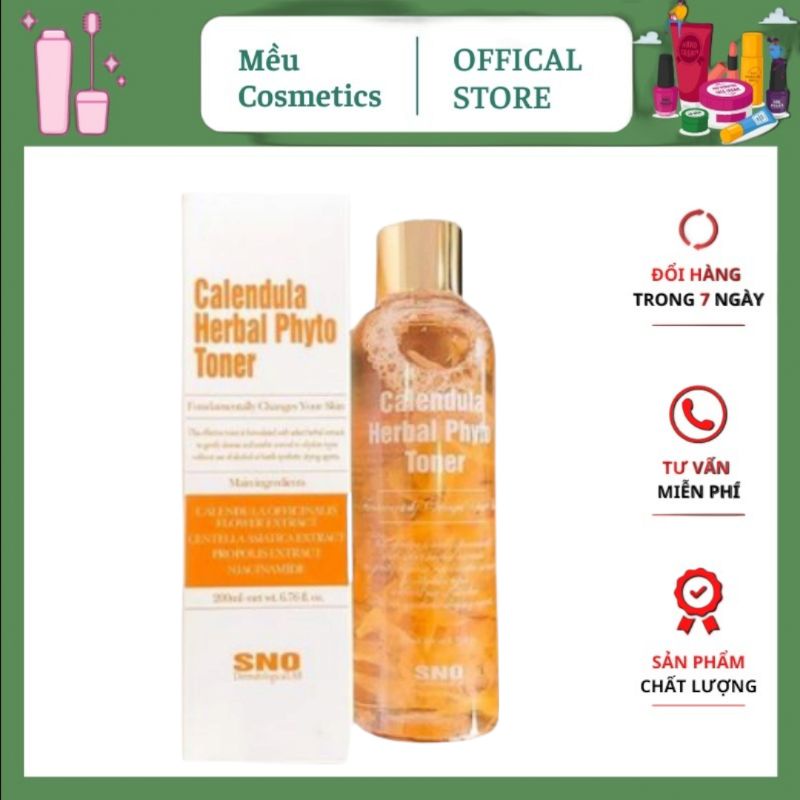 Toner Hoa Cúc SNO Calendula Herbal Phyto