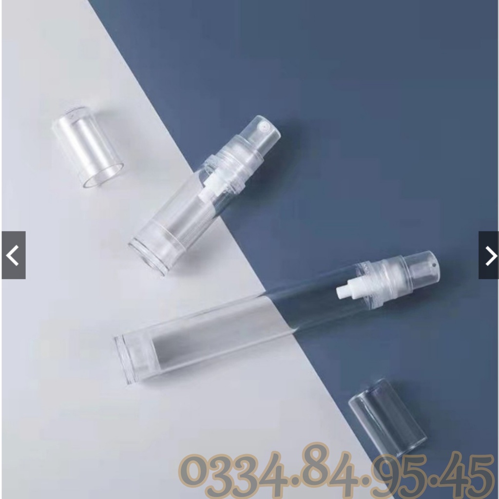 Chai Hút chân không trong suốt xịt giọt, phun sương 5ml 10ml 15ml 20ml 30ml 50ml 100ml - Chai chiết mỹ phẩm cao cấp