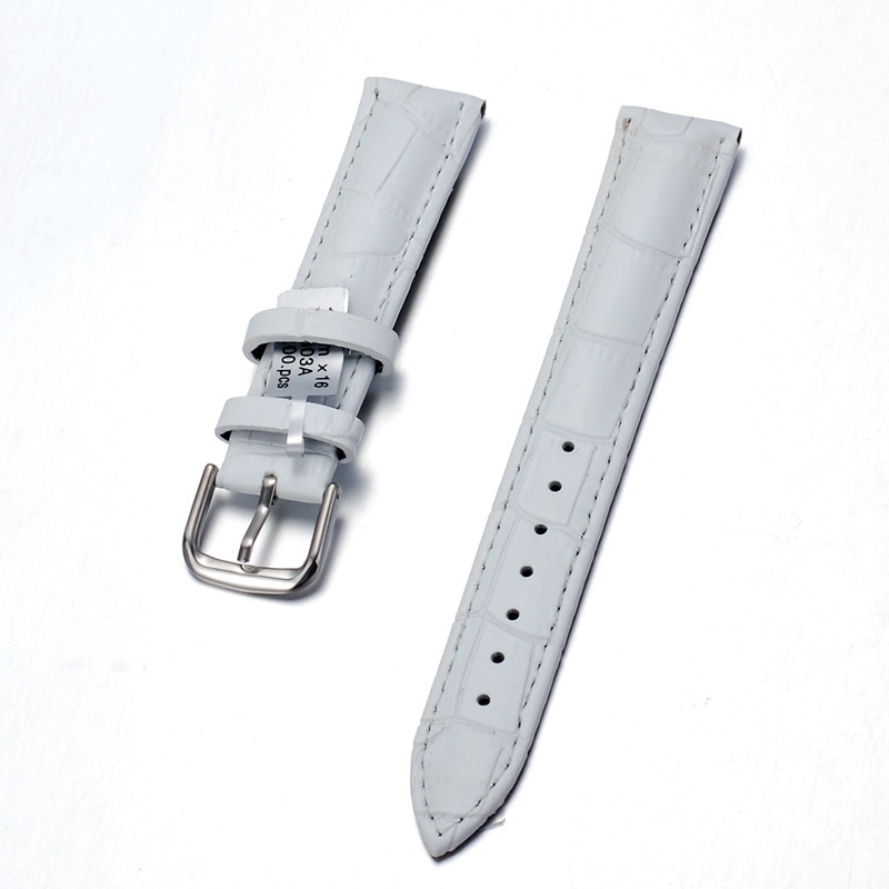 Dây đeo đồng hồ thay thế bằng da thật mềm 12/13/14/16/18/20/21/22/24mm
