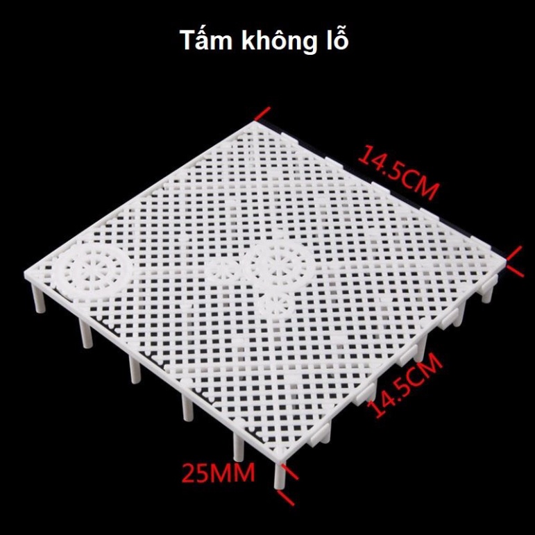 Tấm nhựa lọc đáy bể cá, tấm lót đáy bể cá