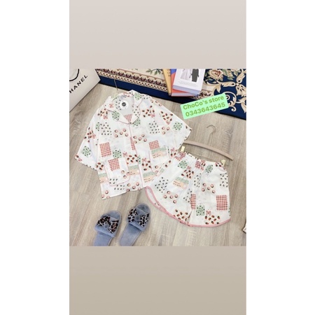 (SAM-loại 1) Đồ ngủ Pyjama lụa Mango cao cấp-Chất Lụa thoáng mát, họa tiết siêu xinh | BigBuy360 - bigbuy360.vn