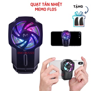 Memo FL05 | Quạt tản nhiệt gaming cho điện thoại, LED RGB, làm mát cực nhanh -Mua 1 tặng 1
