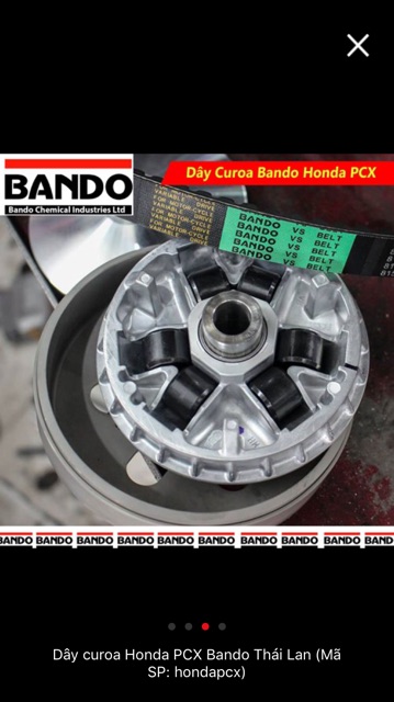 Dây curoa ,dây đai Honda pcx,Airblate 125,lead 125, sh mode chính hãng Bando ( phụ tùng xe tay ga Honda )