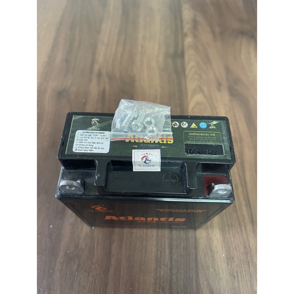 Ắc quy xe máy AT6A - 12V 6Ah dành cho xe Dream, Wave, Future,...