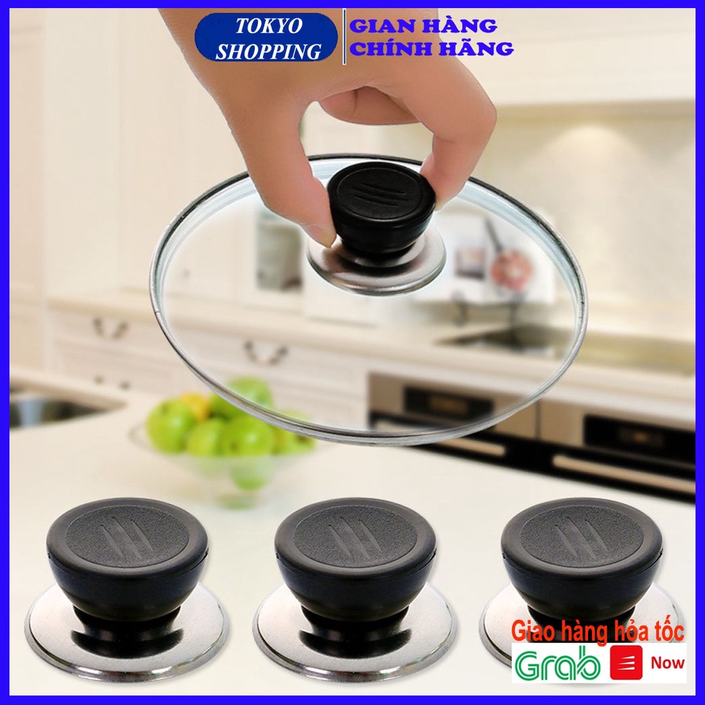 Núm cầm nắp vung nồi thay thế bằng thép không gỉ