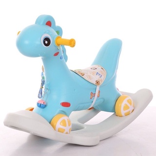 Ngựa bập bênh có bánh xe
