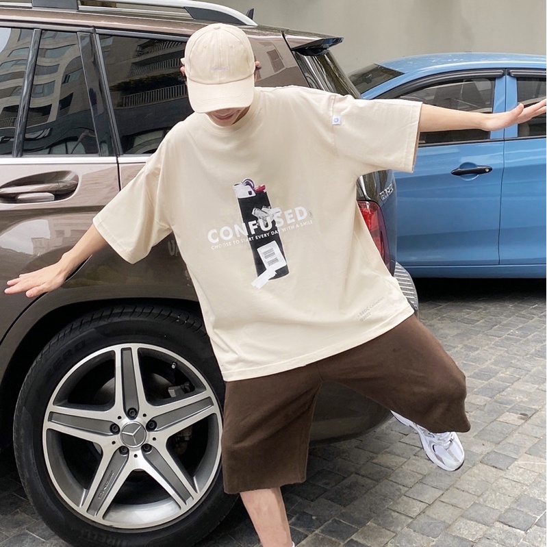 Áo Thun CONFUSED "Babe Don't Cry" basic, sản phẩm mới.