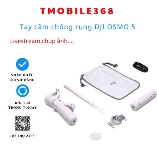 Tay cầm chống rung Gimbal DJI OSMO 5 - HÀNG CHÍNH HÃNG | BigBuy360 - bigbuy360.vn