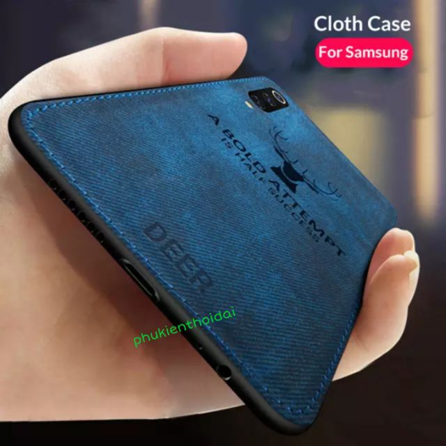 Ốp lưng Samsung A50 / A50s / A52 / A52s dùng chung chống sốc vải đầu hươu cao cấp