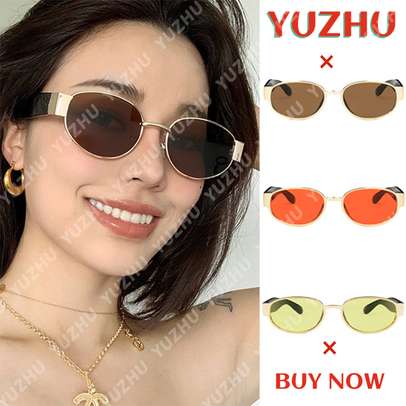 Kính Râm Gọng Oval Phong Cách Vintage Cổ Điển Thời Trang