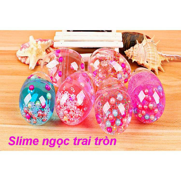 Bán Slime chất nhầy ma quái  NGỌC TRAI BIỂN HỘP TO gudetama dễ thương mã sku YY1274