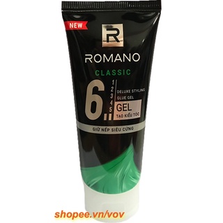 Gel Vuốt Tóc 150g Romano Classic Giữ Nếp Siêu Cứng, 100% Chính Hãng, vov Cung Cấp Và Bảo Trợ.