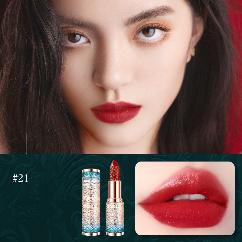 Son kem lì hiệu chạm khắc LINNSZ Siêu Lì Lâu Trôi Chống Thấm Nước Hũ Son Dưỡng | BigBuy360 - bigbuy360.vn