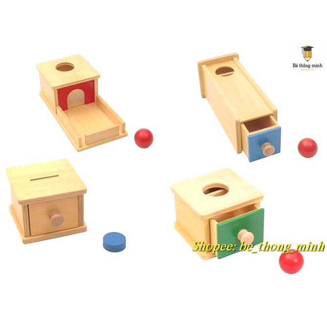 Bộ giáo cụ chuẩn Montessori cho trẻ 0 - 3 tuổi - HÀNG CAO CẤP chuẩn quốc tế