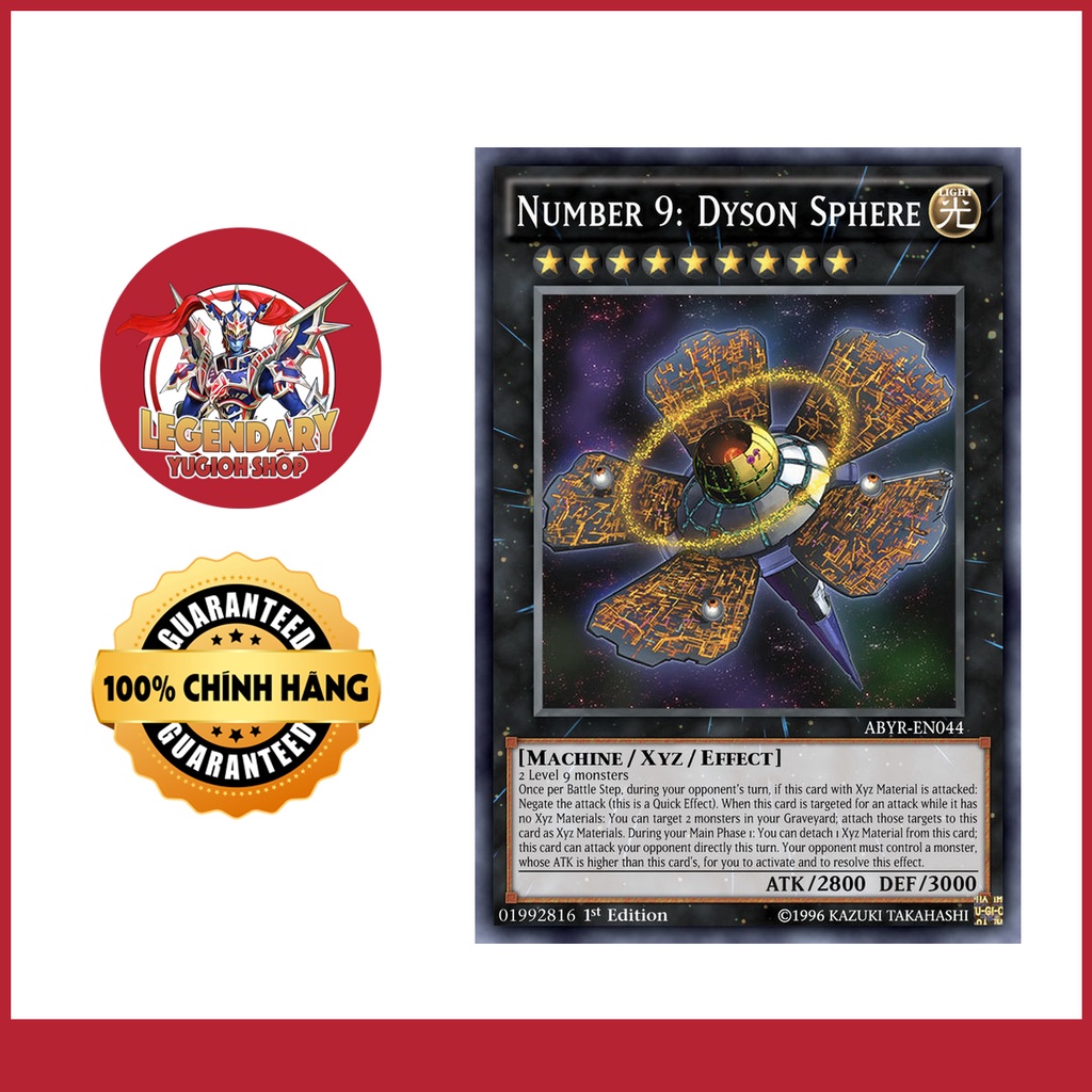 [Thẻ Bài Yugioh Chính Hãng] Number 9: Dyson Sphere