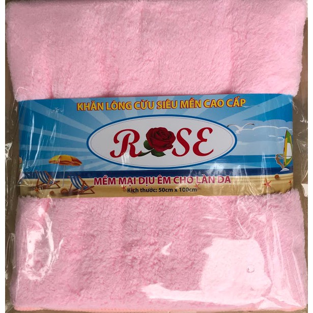 Khăn Tắm Trẻ Em ROSE, Khăn Cho Bé Sợi Lông Siêu Mềm Cao Cấp An Toàn Cho Bé ( THÁI LAN )