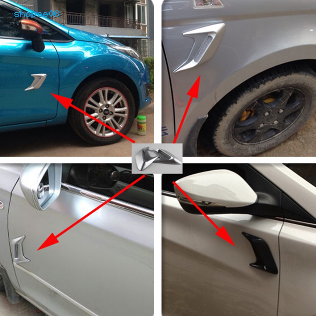 1 Cặp Vây Cá Mập Bằng ABS Gắn Mui Xe Hơi Chuyên Dụng